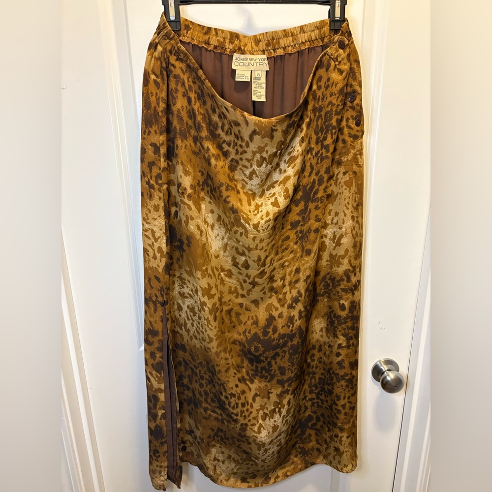 Long Silk Maxi Skirt